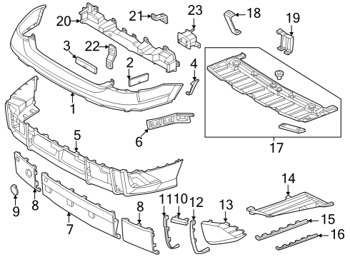 COVER-RR BUMPER UNDER,LH Diagram for 86676-KL300