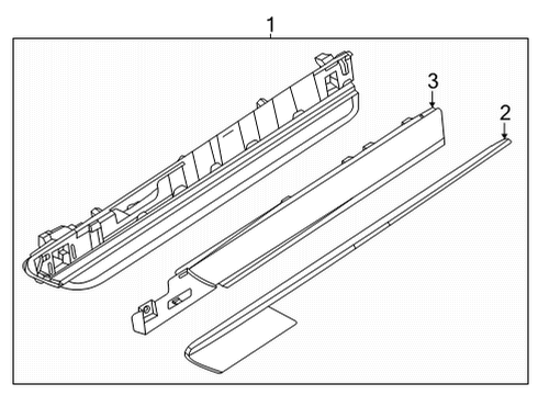 GARNISH-Fender Side UPR,LH Diagram for 923A7-T6000