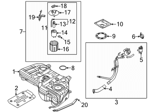 COMPLETE-FUEL PUMP Diagram for 31110-R5500