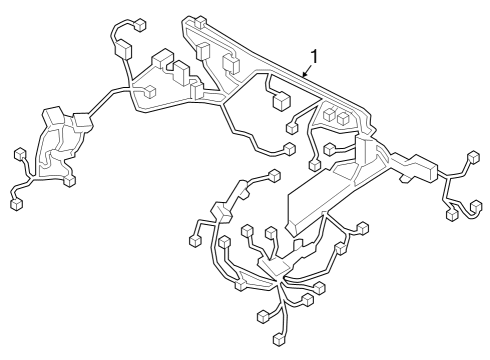 WIRING ASSY-FRT Diagram for 91200-IB050