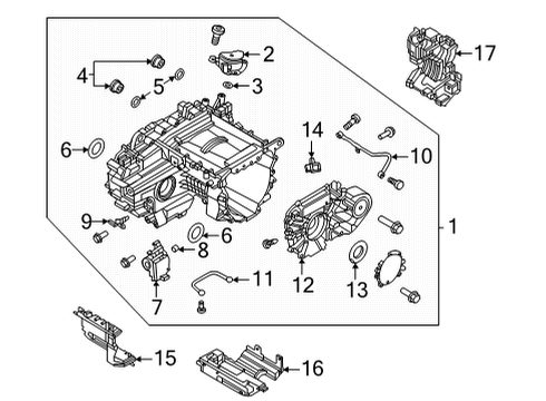 COVER-MOTOR SOUND ABSORPTION Diagram for 36541-1XAB0