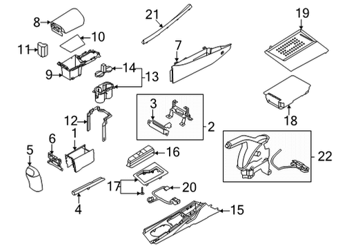 LEVER ASSY-PARKING BRAKE Diagram for 59710-IB000-DFC