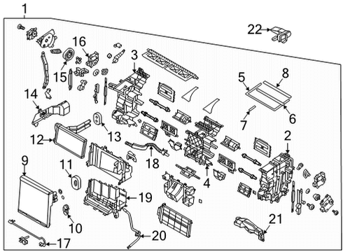 DUCT-SHOWER,RH Diagram for 97282-L5100