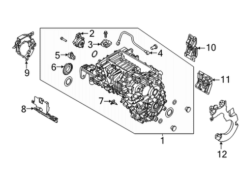 COVER-MOTOR SOUND ABSORPTION Diagram for 36541-1XAA0