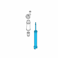 55311 3V500 Genuine Hyundai Shock Absorber Assembly Rear