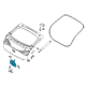 Diagram for 2022 Hyundai Ioniq Tailgate Latch - 81230-G2000