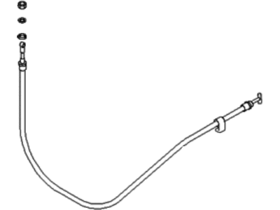 Hyundai XG350 Parking Brake Cable - 59750-39700