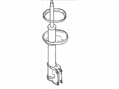 Hyundai 54661-2C000 Strut Assembly, Front, Right