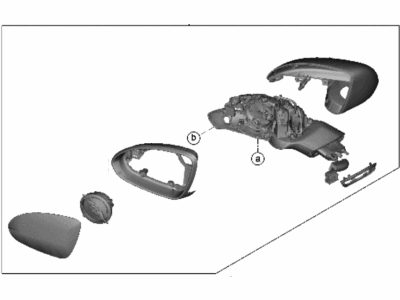Hyundai Genesis G80 Car Mirror - 87620-JI300