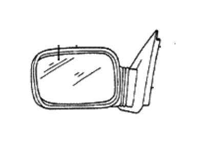 1988 Hyundai Excel Car Mirror - 87605-21050