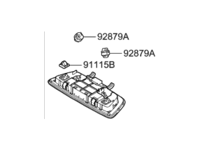 2016 Hyundai Genesis Dome Light - 92850-B1010-VYC