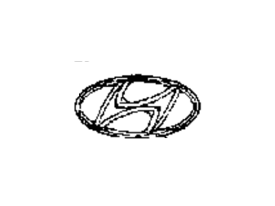 Hyundai 86300-27000 Symbol Mark Emblem