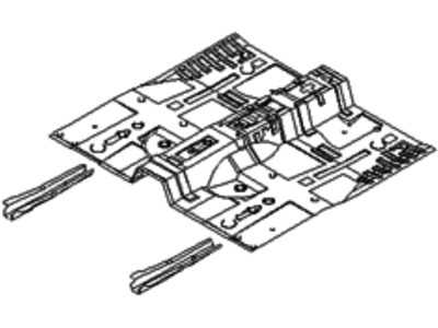 Hyundai 65110-0A000 Panel Assembly-Front Floor "B"