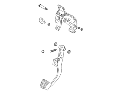 Hyundai Accent Brake Pedal - 32800-1G000