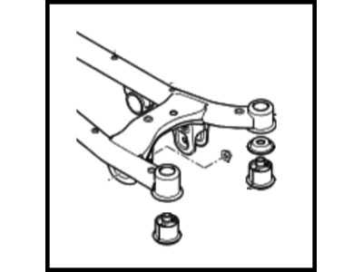 2009 Hyundai Tucson Rear Crossmember - 62605-2E501