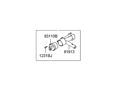 Hyundai Tiburon Ignition Switch - 81910-2C000