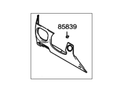 Hyundai 84750-26504-TI Panel Assembly-Lower Crash Pad,LH