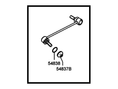 Hyundai 54840-26100 Link Assembly-Front Stabilizer,RH