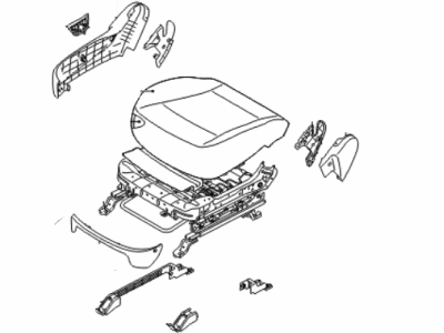 Hyundai 88106-3J410-V9B Cushion Assembly-Front Seat,Passenger