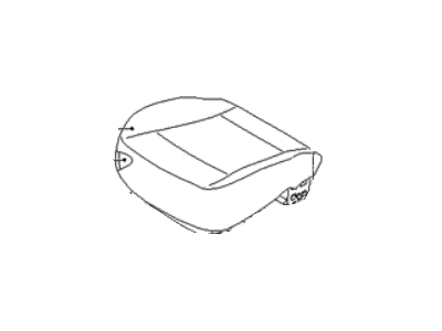 Hyundai 88260-3J401-DPB Front Passenge Side Seat Cushion Covering