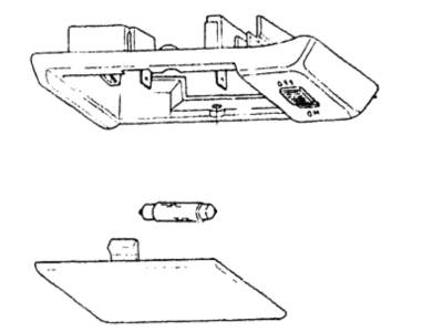 1989 Hyundai Excel Interior Light Bulb - 92800-21010-AL
