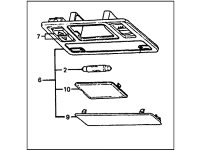 1989 Hyundai Excel Interior Light Bulb - 92800-21300-BF-D