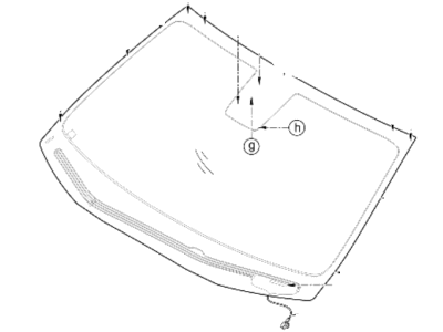 Hyundai Genesis Windshield - 86111-B1240