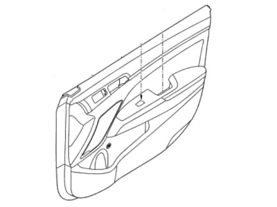 Hyundai 82305-F2FZ0-PKG Panel Assembly-Front Door Trim,LH