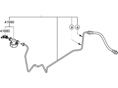 Hyundai Elantra N Clutch Hose - 41630-IB100