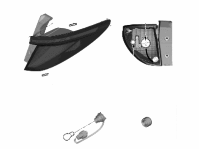 2022 Hyundai Tucson Tail Light - 92401-N9050