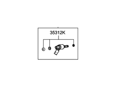 Hyundai 35310-2E520 Injector Assembly-Fuel