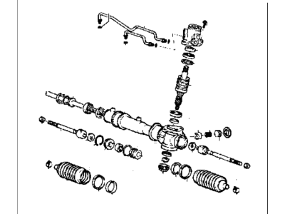 1994 Hyundai Excel Rack And Pinion - 57700-24000