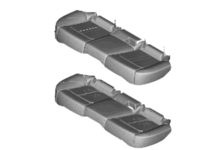 Hyundai 89100-L1410-VSX CUSHION ASSY-RR SEAT