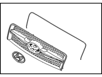 2008 Hyundai Tucson Grille - 86350-2E001