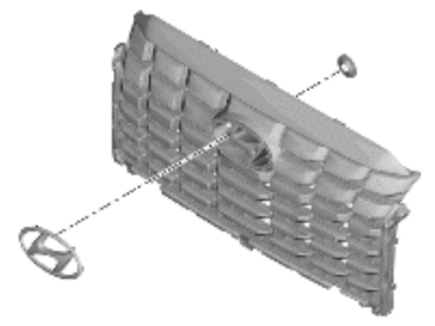 2023 Hyundai Palisade Grille - 86350-S8CC0-TRC
