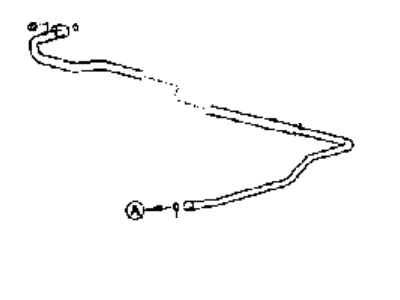 1998 Hyundai Sonata A/C Hose - 97768-34000