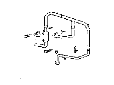 1996 Hyundai Sonata A/C Hose - 97762-34002