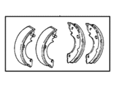 1985 Hyundai Excel Parking Brake Shoe - 58305-21A00