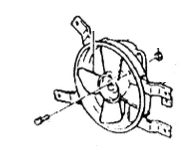 1985 Hyundai Excel Fan Motor - 25380-21250