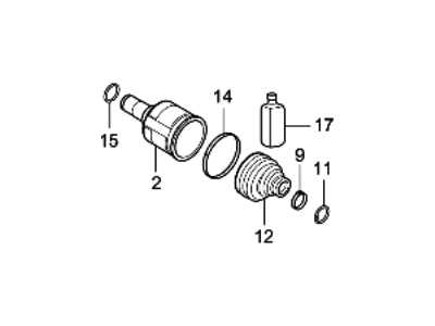 2020 Hyundai Veloster N CV Joint - 495L3-K9250