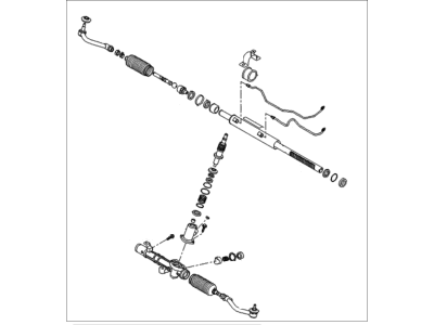 2005 Hyundai Azera Rack And Pinion - 57700-3L030