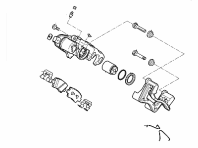 Hyundai Ioniq Brake Caliper Bracket - 58230-G7300