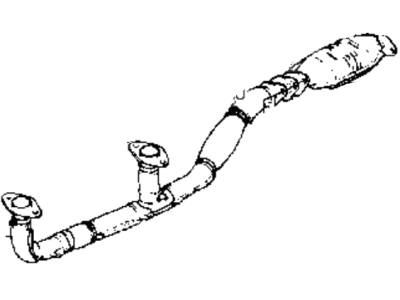 1988 Hyundai Sonata Exhaust Pipe - 28600-33200