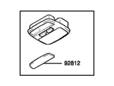 2003 Hyundai Santa Fe Dome Light - 92830-39001-BU