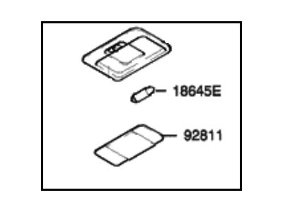 2003 Hyundai Santa Fe Dome Light - 92810-39000-BU