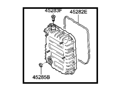 2022 Hyundai Santa Fe Hybrid Transmission Pan - 45280-3D501
