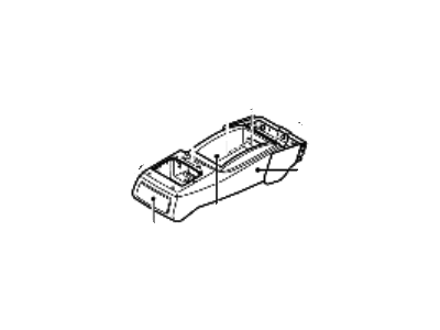 Hyundai 89916-3N290-NYM Rear Seat Armrest Cup Holder Assembly