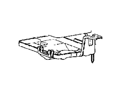 1989 Hyundai Sonata Battery Tray - 37150-33000