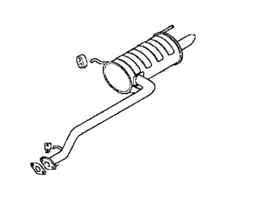 Hyundai Sonata Tail Pipe - 28700-38160