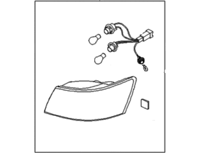 Hyundai 92402-3K020 Lamp Assembly-Rear Combination Outside,RH